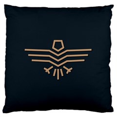 Eagle Bird Standard Premium Plush Fleece Cushion Case (one Side) by Cendanart