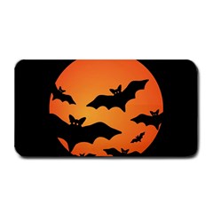 Halloween Bats Moon Full Moon Medium Bar Mat