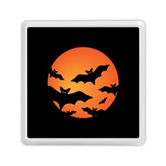 Halloween Bats Moon Full Moon Memory Card Reader (square) by Cendanart