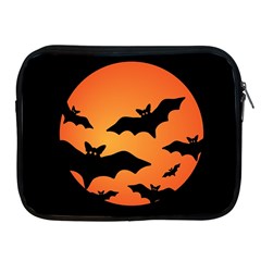 Halloween Bats Moon Full Moon Apple Ipad 2/3/4 Zipper Cases by Cendanart