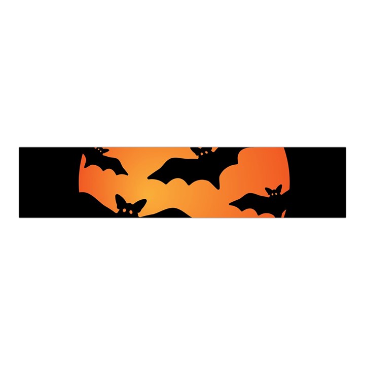 Halloween Bats Moon Full Moon Velvet Scrunchie