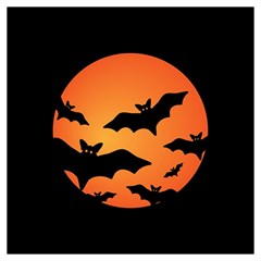 Halloween Bats Moon Full Moon Lightweight Scarf 