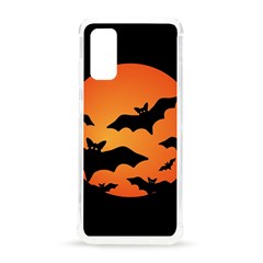 Halloween Bats Moon Full Moon Samsung Galaxy S20 6 2 Inch Tpu Uv Case by Cendanart