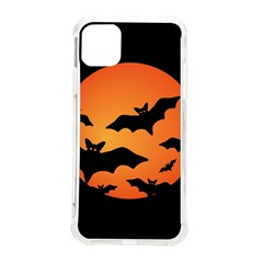 Halloween Bats Moon Full Moon Iphone 11 Pro Max 6 5 Inch Tpu Uv Print Case by Cendanart