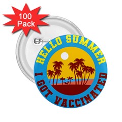 Vaccination Summer 2 25  Buttons (100 Pack)  by Cendanart