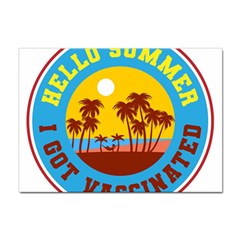 Vaccination Summer Sticker A4 (100 Pack) by Cendanart