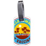 Vaccination Summer Luggage Tag (two sides) Back