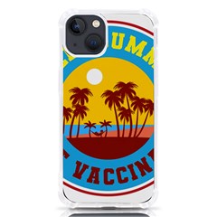 Vaccination Summer Iphone 13 Tpu Uv Print Case by Cendanart