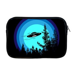 Ufo Alien Night Sky Night Apple Macbook Pro 17  Zipper Case by Cendanart