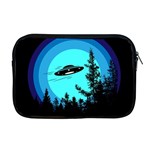 Ufo Alien Night Sky Night Apple MacBook Pro 17  Zipper Case Front