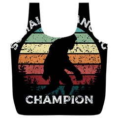 Monster Yeti Social Distance Monkey Full Print Recycle Bag (xl) by Cendanart