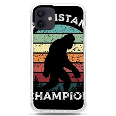 Monster Yeti Social Distance Monkey Iphone 12 Mini Tpu Uv Print Case	 by Cendanart