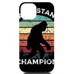 Monster Yeti Social Distance Monkey Iphone 14 Black Uv Print Case by Cendanart