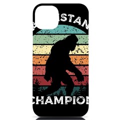 Monster Yeti Social Distance Monkey Iphone 14 Plus Black Uv Print Case by Cendanart