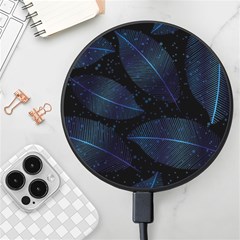 Leaves Nature Wireless Fast Charger(black) by Cendanart