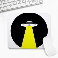 Ufo Flying Saucer Extraterrestrial Large Mousepad by Cendanart