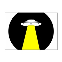 Ufo Flying Saucer Extraterrestrial Sticker A4 (10 Pack) by Cendanart