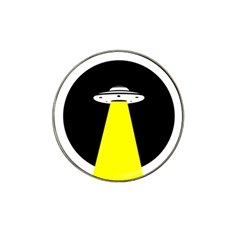 Ufo Flying Saucer Extraterrestrial Hat Clip Ball Marker by Cendanart