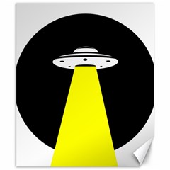 Ufo Flying Saucer Extraterrestrial Canvas 8  X 10  by Cendanart