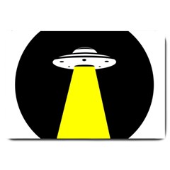 Ufo Flying Saucer Extraterrestrial Large Doormat by Cendanart