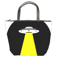 Ufo Flying Saucer Extraterrestrial Bucket Bag by Cendanart