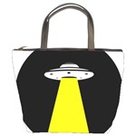 Ufo Flying Saucer Extraterrestrial Bucket Bag Front