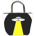 Ufo Flying Saucer Extraterrestrial Bucket Bag Back