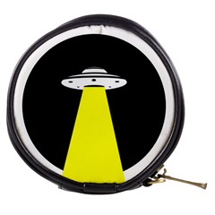 Ufo Flying Saucer Extraterrestrial Mini Makeup Bag by Cendanart