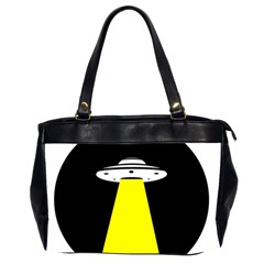 Ufo Flying Saucer Extraterrestrial Oversize Office Handbag (2 Sides) by Cendanart