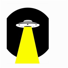 Ufo Flying Saucer Extraterrestrial Large Garden Flag (two Sides) by Cendanart