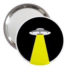 Ufo Flying Saucer Extraterrestrial 3  Handbag Mirrors by Cendanart