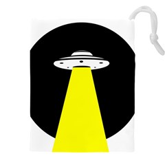 Ufo Flying Saucer Extraterrestrial Drawstring Pouch (4xl) by Cendanart