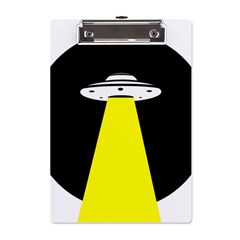 Ufo Flying Saucer Extraterrestrial A5 Acrylic Clipboard by Cendanart