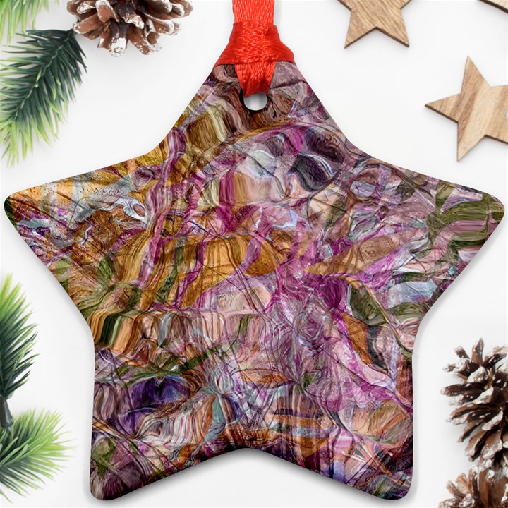 Abstract flow VI Ornament (Star)