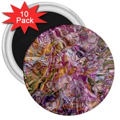 Abstract Flow Vi 3  Magnets (10 Pack)  by kaleidomarblingart