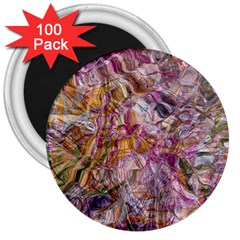 Abstract Flow Vi 3  Magnets (100 Pack) by kaleidomarblingart