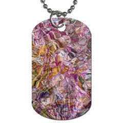 Abstract Flow Vi Dog Tag (two Sides) by kaleidomarblingart