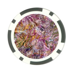 Abstract Flow Vi Poker Chip Card Guard by kaleidomarblingart