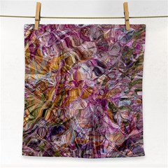 Abstract Flow Vi Face Towel by kaleidomarblingart