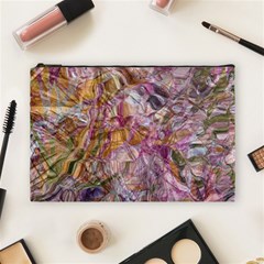 Abstract Flow Vi Cosmetic Bag (large) by kaleidomarblingart