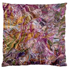 Abstract Flow Vi Large Cushion Case (one Side) by kaleidomarblingart