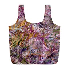 Abstract Flow Vi Full Print Recycle Bag (l) by kaleidomarblingart