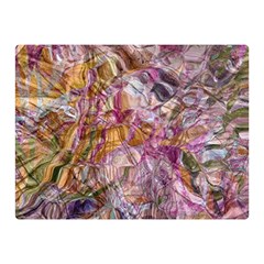 Abstract Flow Vi Two Sides Premium Plush Fleece Blanket (mini) by kaleidomarblingart