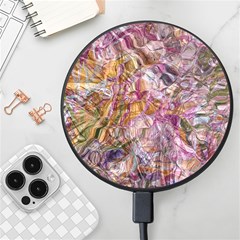 Abstract Flow Vi Wireless Fast Charger(black) by kaleidomarblingart