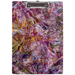 Abstract Flow Vi A4 Acrylic Clipboard by kaleidomarblingart