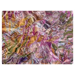 Abstract Flow Vi Premium Plush Fleece Blanket (extra Small) by kaleidomarblingart