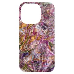 Abstract Flow Vi Iphone 14 Pro Black Uv Print Case by kaleidomarblingart