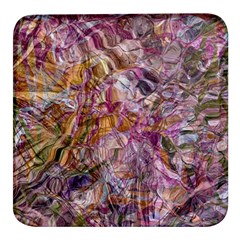 Abstract Flow Vi Square Glass Fridge Magnet (4 Pack) by kaleidomarblingart