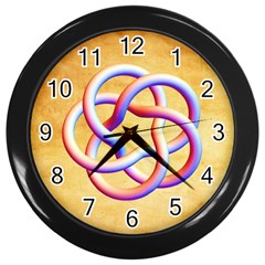 Math Prototype Wall Clock (black) by Ndesign