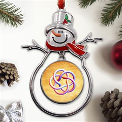 Math Prototype Metal Snowman Ornament by Ndesign